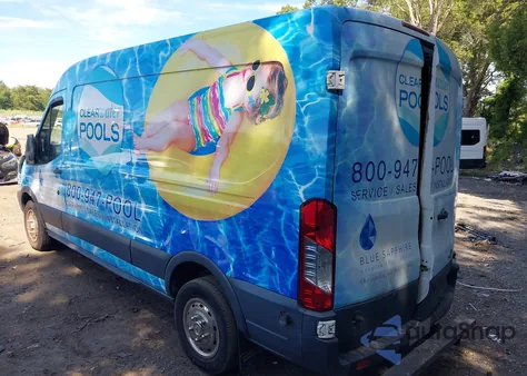 2016 Ford Transit-250 z USA, uszkodzony, nr VIN 1FTYR2CM3GKA19465